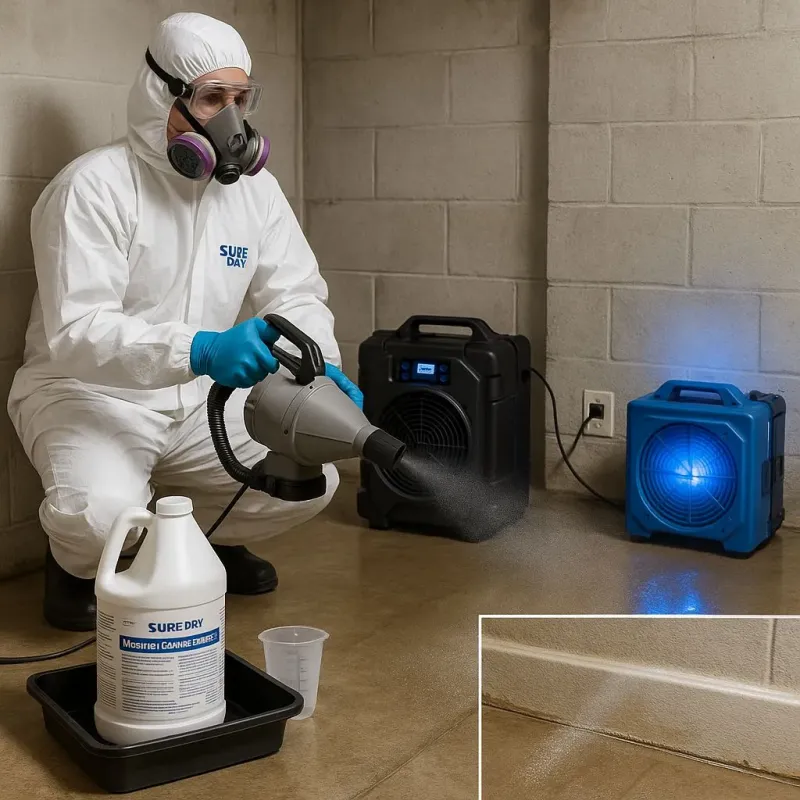 Sanitization and Odor Removal process in Oakland County, MI